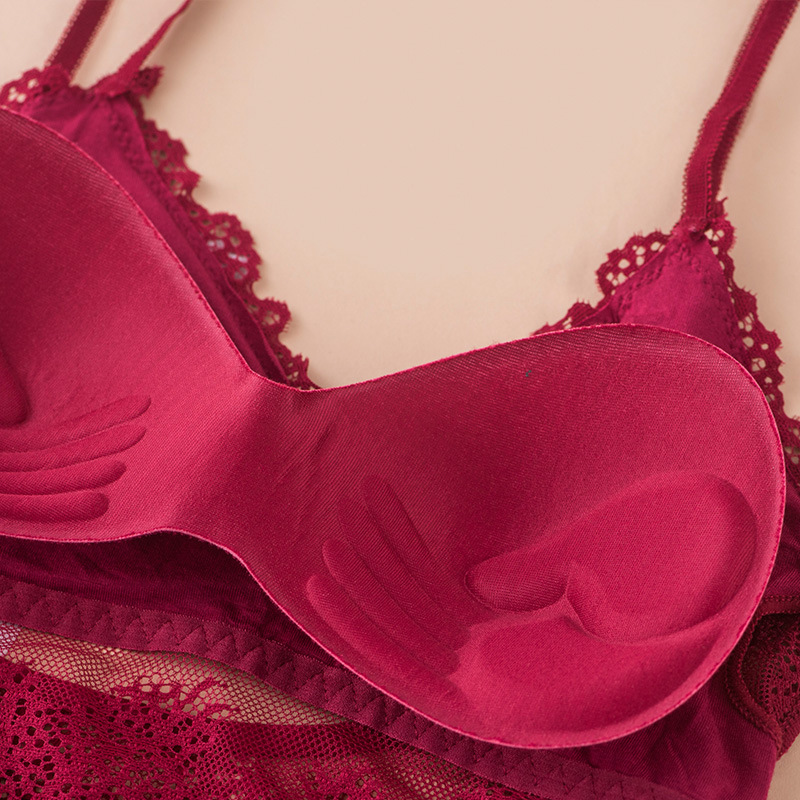 Bra olahraga Lingerie seksi 3D - Lace Bralette Set ulasan dan harga