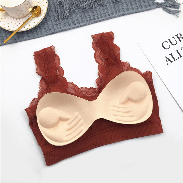 Bra Push Up tanpa tali untuk w - Lace Bralette Set ulasan dan harga