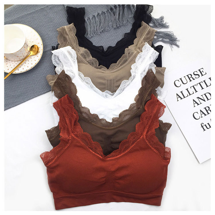 Bra Push Up tanpa tali untuk w - Lace Bralette Set ulasan dan harga