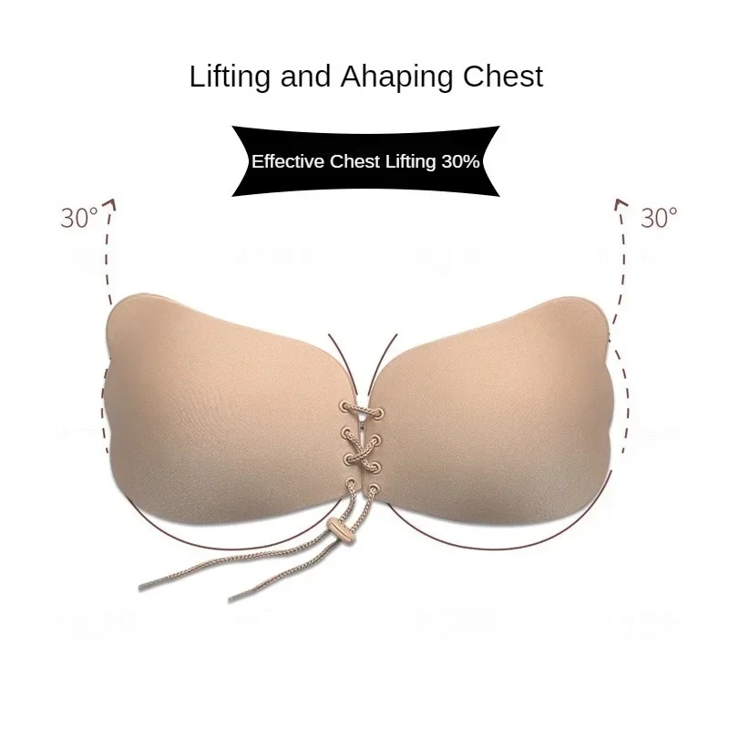Bra perekat tanpa tali yang ti - Push Up Bra Silicone ulasan dan harga
