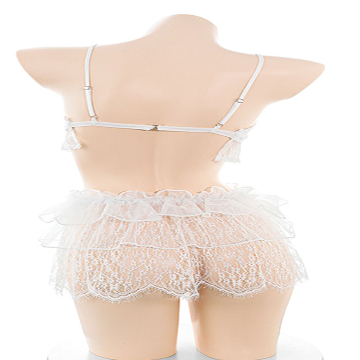 LISM Set Lingerie Renda Tipis  - Lace Bralette Set ulasan dan harga