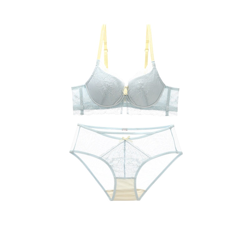 Set Pakaian Dalam Wanita Beren - Lace Bralette Set ulasan dan harga